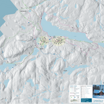 Carte de camping d'hiver du parc de la Gatineau / Gatineau Park Winter camping map Preview 1