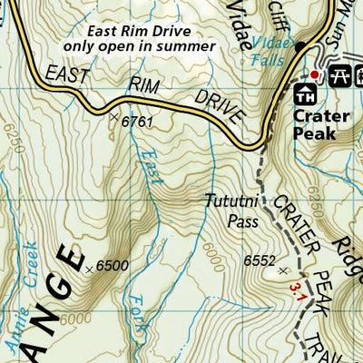 National Geographic 1005 PCT Oregon South (map 07) digital map
