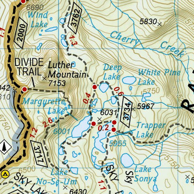 National Geographic 1005 PCT Oregon South (map 09) digital map