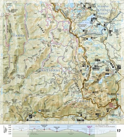 National Geographic 1007 PCT Shasta (map 17) digital map