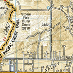 National Geographic 1010 PCT Scodie, Piute, and Tehachapi Mtns (map 13) digital map