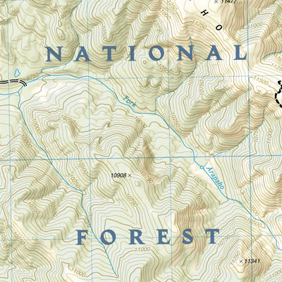 National Geographic 115 Rand, Stillwater Pass (west side) digital map