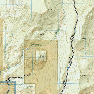National Geographic 119 Yampa, Gore Pass (west side) digital map