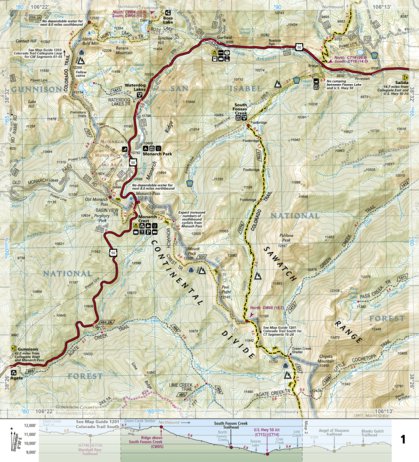 National Geographic 1202 Colorado Trail North (map 01) digital map