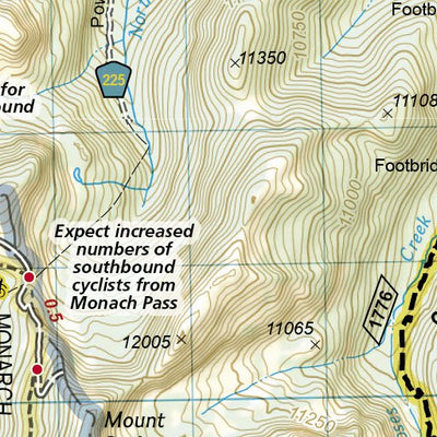 National Geographic 1202 Colorado Trail North (map 01) digital map