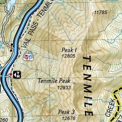 National Geographic 1202 Colorado Trail North (map 09) digital map