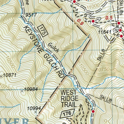 National Geographic 1202 Colorado Trail North (map 10) digital map