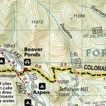 National Geographic 1202 Colorado Trail North (map 11) digital map