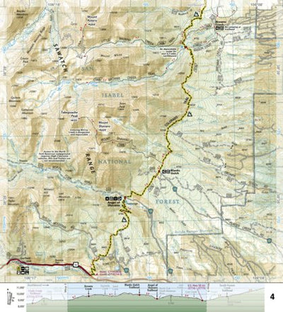 National Geographic 1203 Colorado Trail Collegiate Loop (map 04) digital map