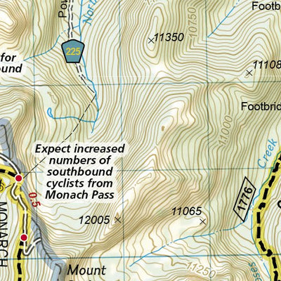 National Geographic 1203 Colorado Trail Collegiate Loop (map 05) digital map