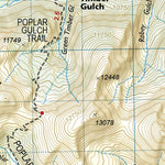 National Geographic 1203 Colorado Trail Collegiate Loop (map 07) digital map