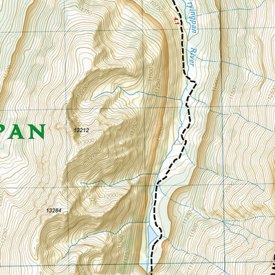 National Geographic 127 Aspen, Independence Pass (east side) digital map