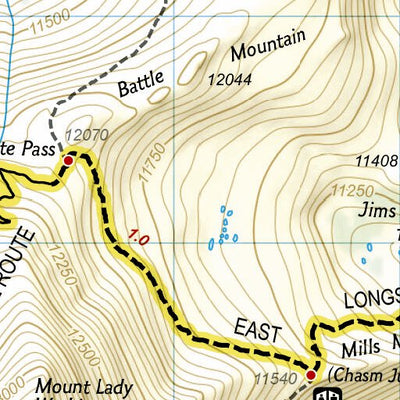 1302 Colorado 14ers North (map 01) Preview 2