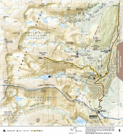 1302 Colorado 14ers North (map 07) Preview 1