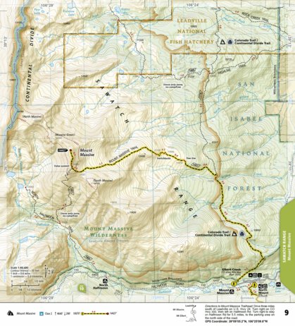 1302 Colorado 14ers North (map 09) Preview 1