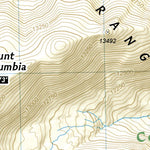 National Geographic 1302 Colorado 14ers North Map 14 digital map