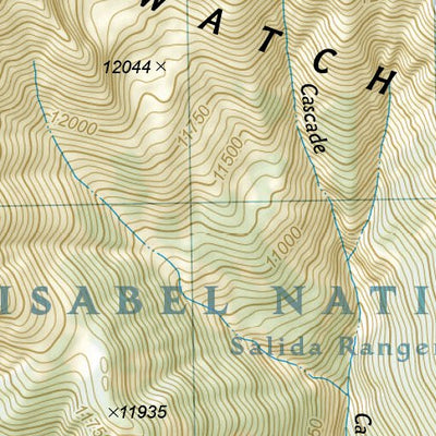 1302 Colorado 14ers North (map 16) Preview 3