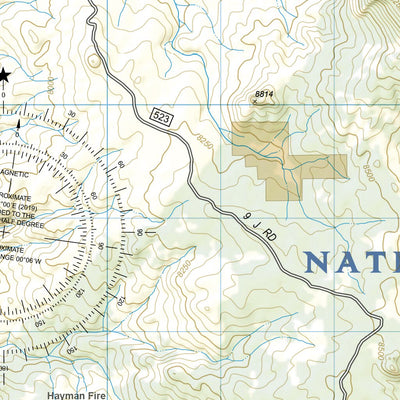 National Geographic 135 Deckers, Rampart Range (east side) digital map
