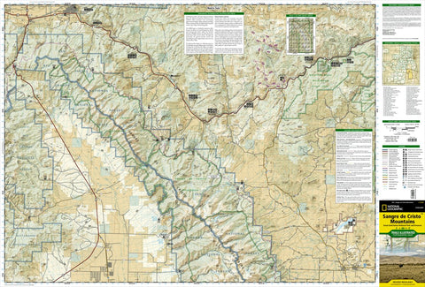 National Geographic 138 Sangre de Cristo Mountains [Great Sand Dunes National Park and Preserve] (north side) digital map