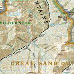 National Geographic 138 Sangre de Cristo Mountains [Great Sand Dunes National Park and Preserve] (south side) digital map