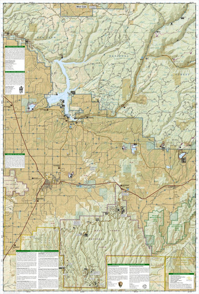 National Geographic 144 Durango, Cortez (west side) digital map