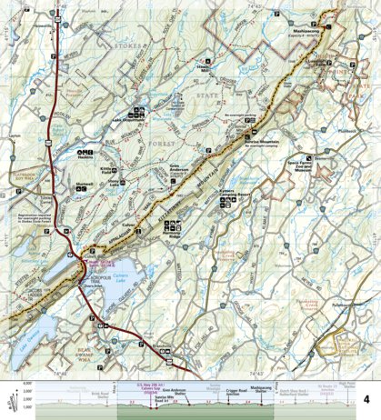National Geographic 1508 AT Delaware Water Gap to Schaghticoke Mtn (map 04) digital map