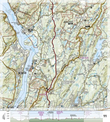 National Geographic 1508 AT Delaware Water Gap to Schaghticoke Mtn (map 11) digital map