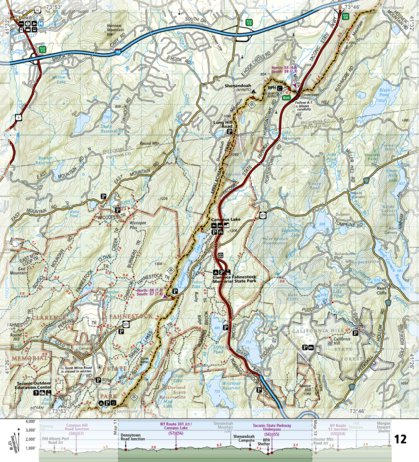 National Geographic 1508 AT Delaware Water Gap to Schaghticoke Mtn (map 12) digital map