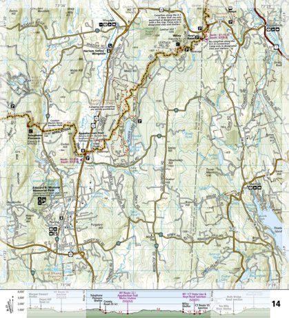 National Geographic 1508 AT Delaware Water Gap to Schaghticoke Mtn (map 14) digital map