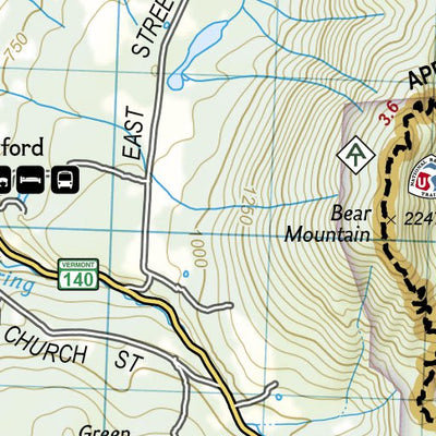 National Geographic 1510 AT East Mountain to Hanover (map 09) digital map