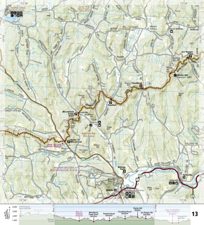 National Geographic 1510 AT East Mountain to Hanover (map 13) digital map