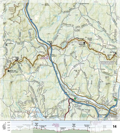 National Geographic 1510 AT East Mountain to Hanover (map 14) digital map