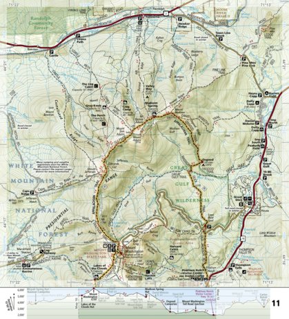 National Geographic 1511 AT Hanover to Mount Carlo (map 11) digital map