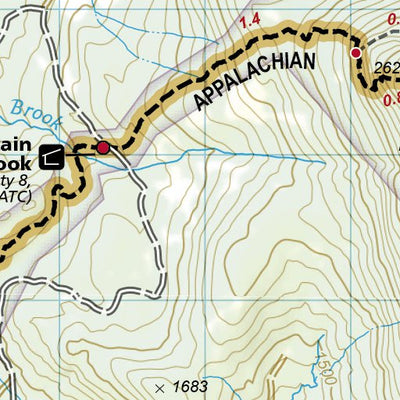 National Geographic 1513 AT Pleasant Pond to Katahdin (map 02) digital map