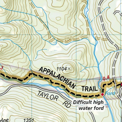 National Geographic 1513 AT Pleasant Pond to Katahdin (map 03) digital map