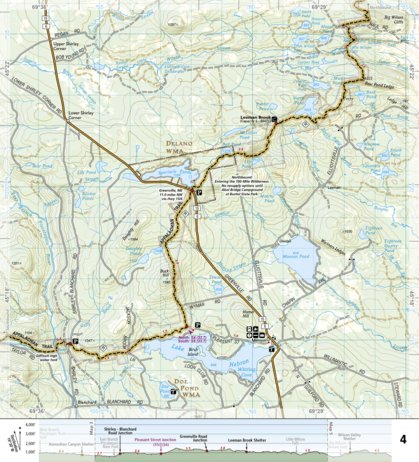 National Geographic 1513 AT Pleasant Pond to Katahdin (map 04) digital map