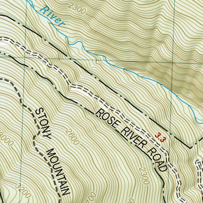 National Geographic 1703 Shenandoah Day Hikes (map 11) digital map