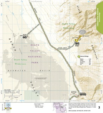 National Geographic 1709 Death Valley Day Hikes (map 03) digital map