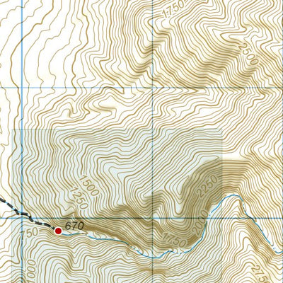 National Geographic 1709 Death Valley Day Hikes (map 05) digital map