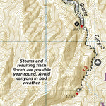 National Geographic 1709 Death Valley Day Hikes (map 08) digital map
