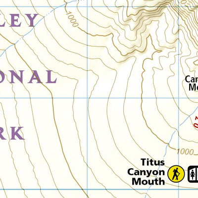 National Geographic 1709 Death Valley Day Hikes (map 12) digital map