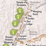 National Geographic 1712 Zion Day Hikes (map 00) digital map