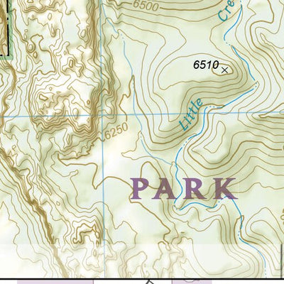 National Geographic 1712 Zion Day Hikes (map 12) digital map