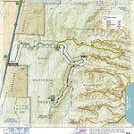 National Geographic 1712 Zion Day Hikes (map 14) digital map