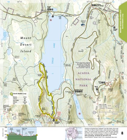 National Geographic 1714 Acadia Hikes (map 08) digital map