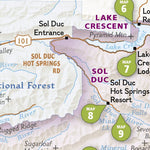 National Geographic 1716 Olympic Day Hikes (map 00) digital map