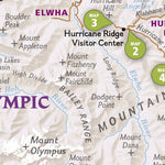 National Geographic 1716 Olympic Day Hikes (map 00) digital map