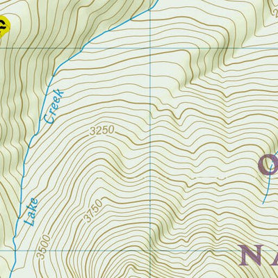 National Geographic 1716 Olympic Day Hikes (map 01) digital map
