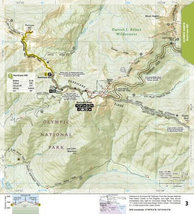 National Geographic 1716 Olympic Day Hikes (map 03) digital map