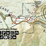 National Geographic 1716 Olympic Day Hikes (map 03) digital map